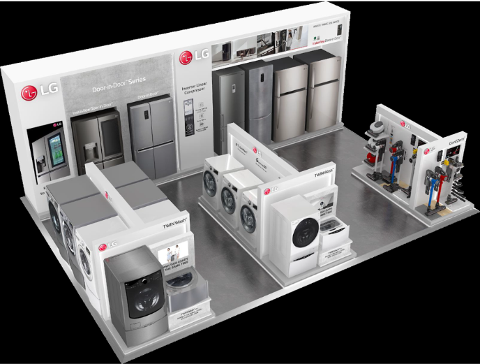 2020/06 - LG 전자  H&A Display Rack Design